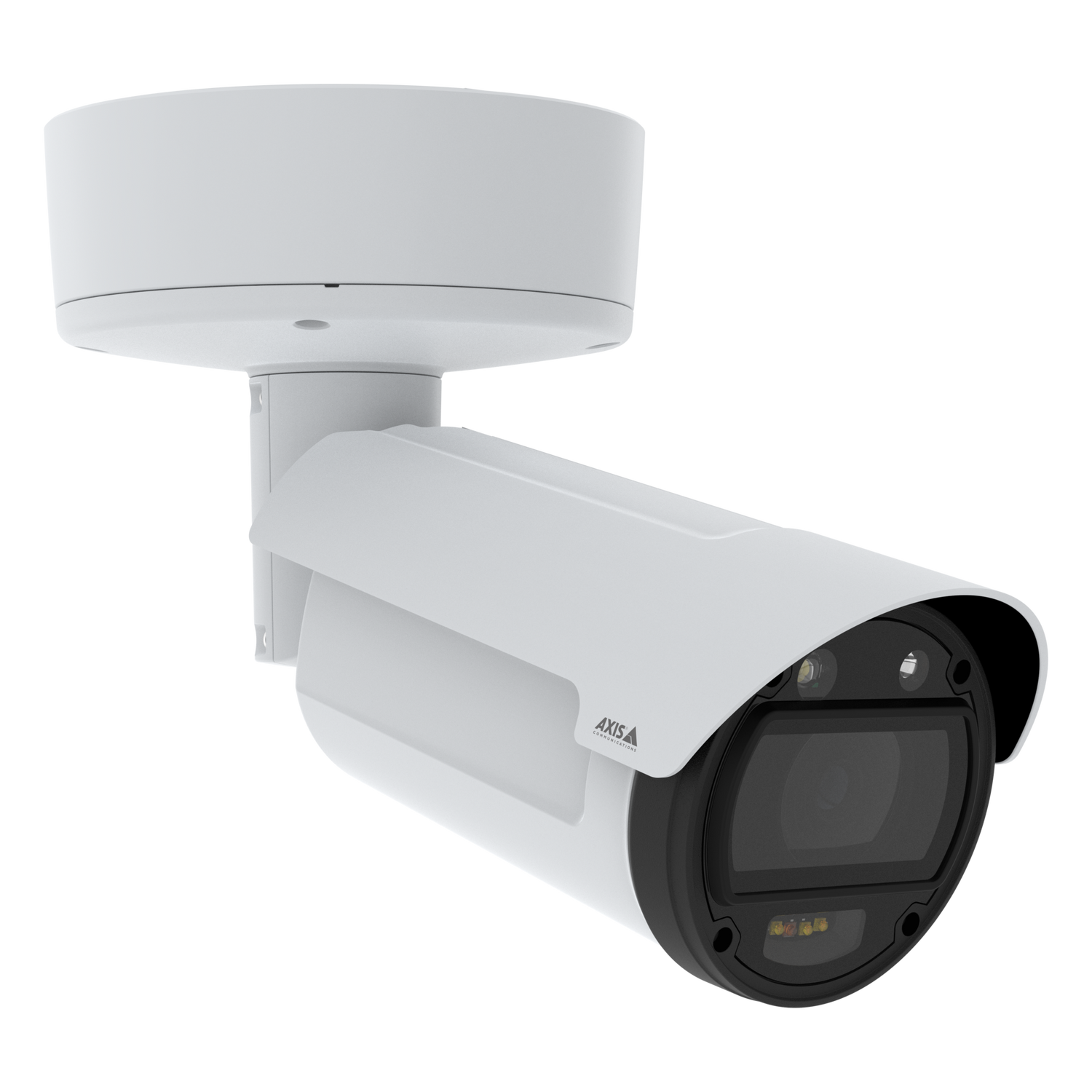 Q 1808 L E ceiling mount camera angled right.