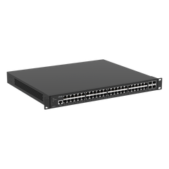 AXIS D8248 Managed PoE++ Switch, right angle.