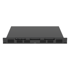 S3016 video recorder PoE switch front angle.
