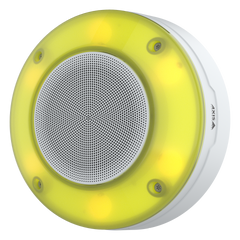 Yellow d4200e network strobe siren.