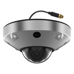 AXIS F4105 SLRE cieling mount camera angled with pig tail connection.