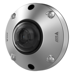 AXIS F4105 SLRE wall mount camera angled right.