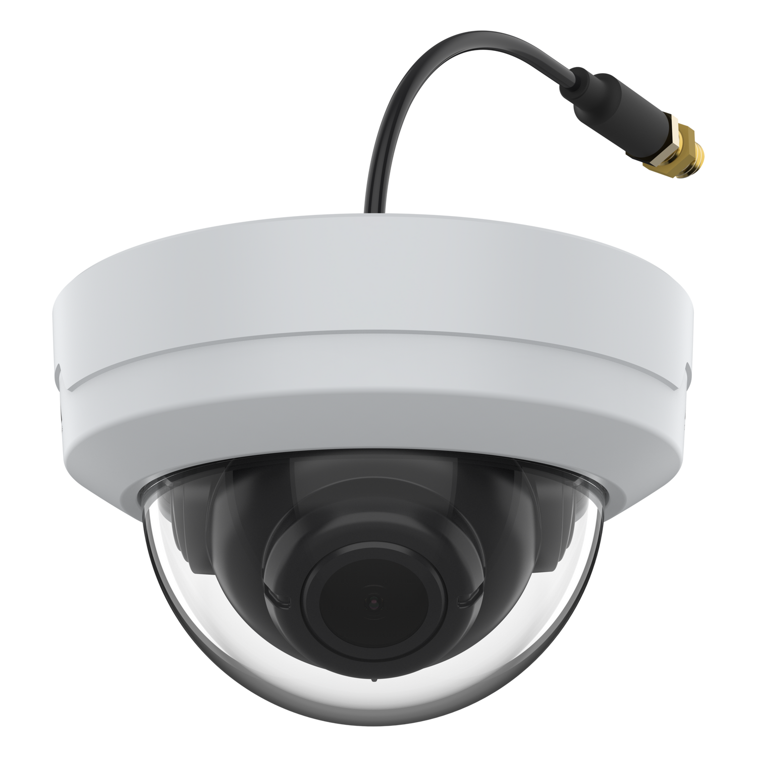 AXIS F4108 cieling mounted application view from the front.