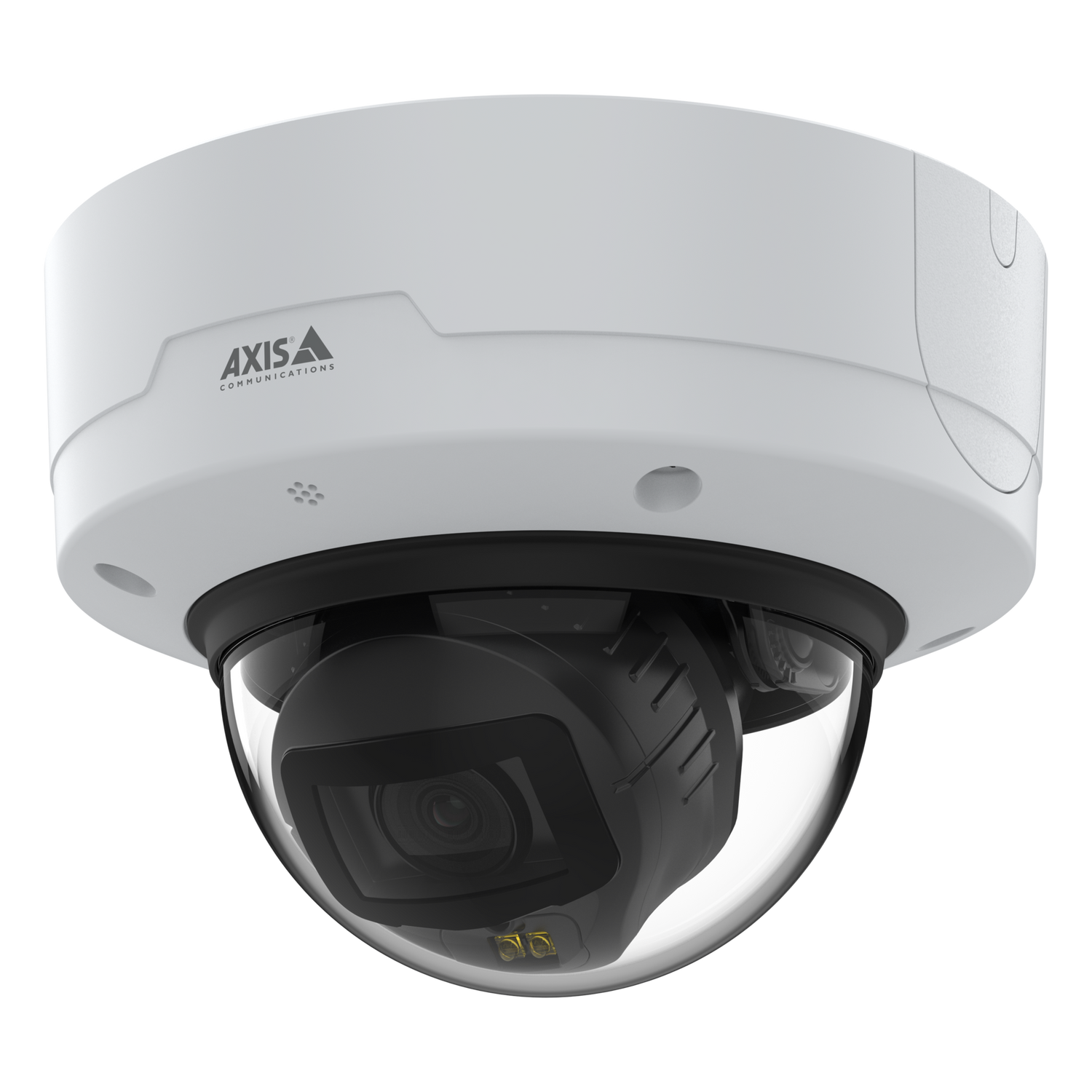 P3267 L V E cieling mount camera, front angle, rotated right.