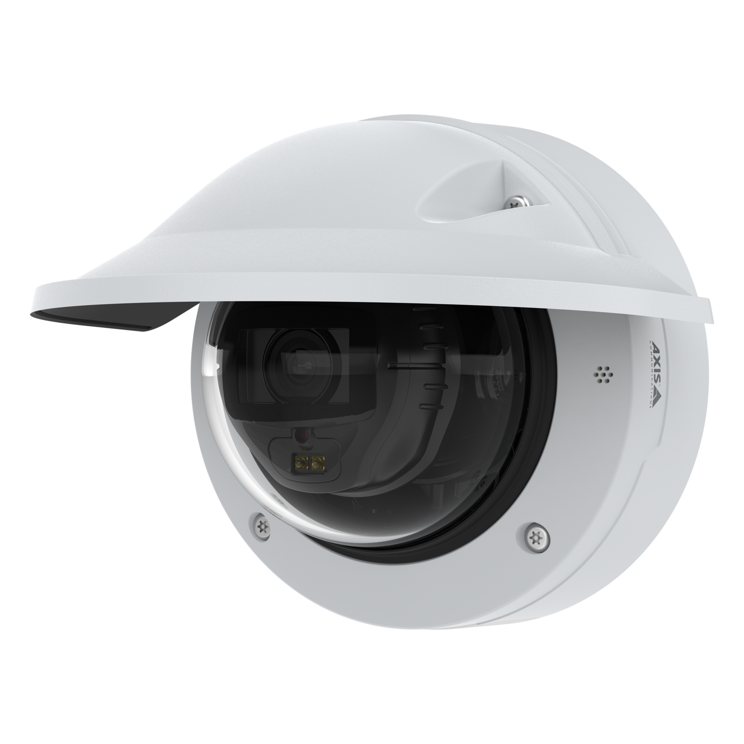 P3267 L V E Wall mount camera, with weather shielding.
