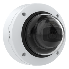 P3267 L V E wall mount camera, front angle, rotated right.