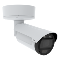 Q 1808 L E ceiling mount camera angled right.