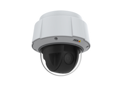 Q 6075 e wall mount camera angled right.