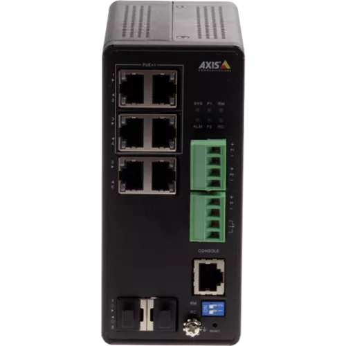 AXIS T8504-R Industrial PoE Switch front Angle