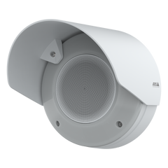 AXIS White d4200e network strobe siren with weathershield.