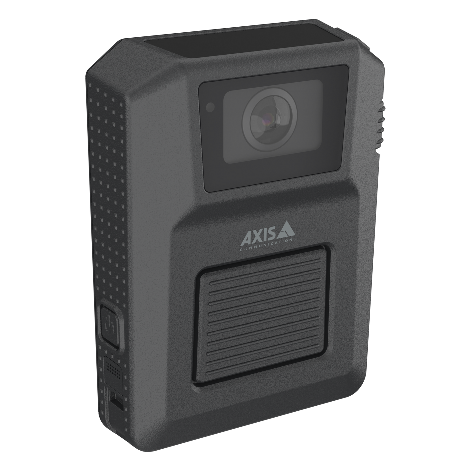 w102 body warn camera, black, right angle.