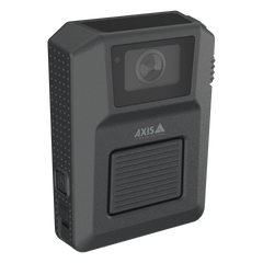 w102 body warn camera, black, right angle.