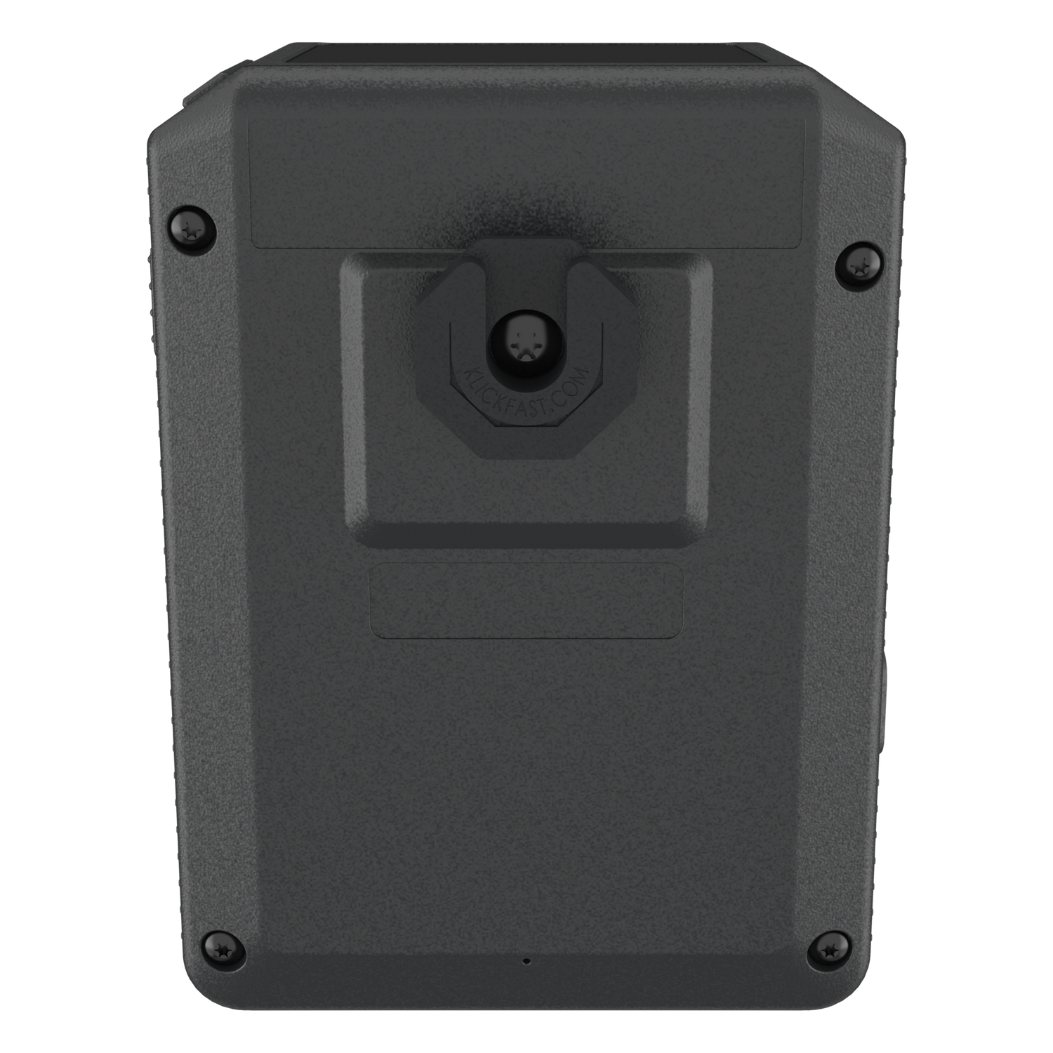 w102 body warn camera, black, back angle.